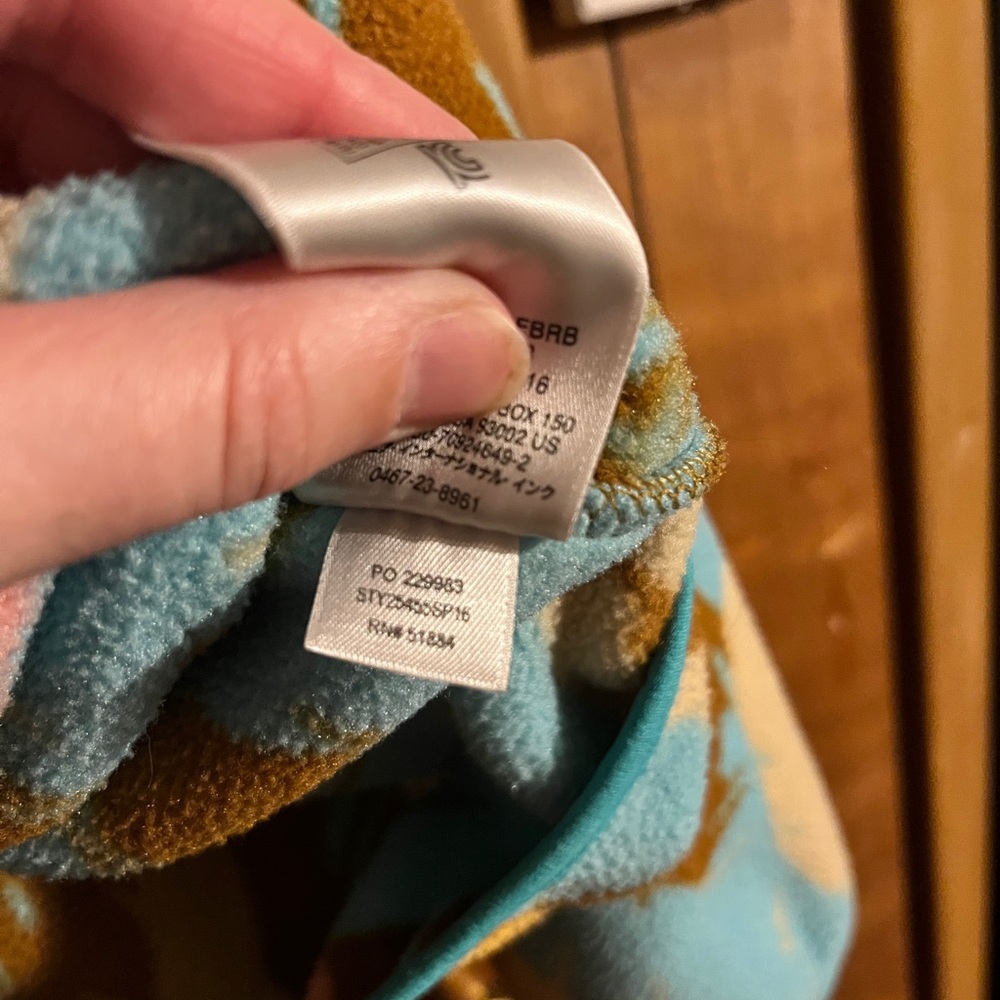 Patagonia Blue and Brown Synchilla Fleece XL - Picture 4 of 5
